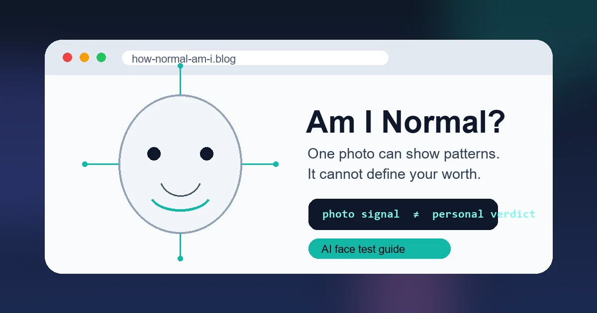 Ilustração de teste sou normal com IA, dicas de qualidade de foto e curva normal